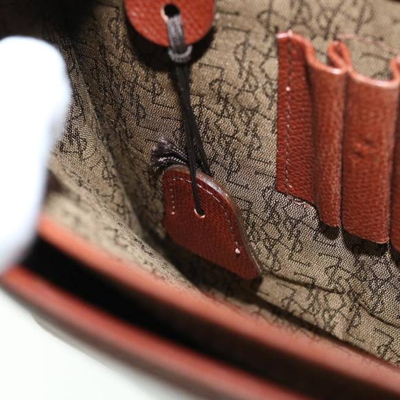 SAINT LAURENT Briefcase Leather Brown Auth bs8420 - Picture 11 of 16